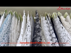 Forme la diversa tela del cordón conveniente para el vestido, ropa que procesa la fabricación.