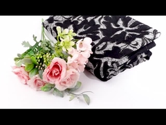 ajuste del cordón del bordado de la flor de la frontera del cordón del guipur