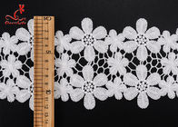 Soft White Guipure Water Soluble Lace Trim Border For Garment Accessory